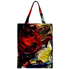 Sunset In A Mountains Zipper Classic Tote Bag by bestdesignintheworld