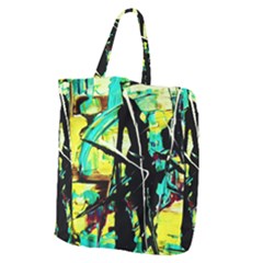 Dance Of Oil Towers 5 Giant Grocery Zipper Tote by bestdesignintheworld
