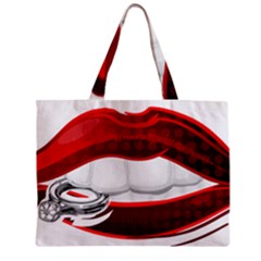 Bite Me Zipper Mini Tote Bag by StarvingArtisan