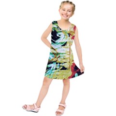 Blue Flamingoes 3 Kids  Tunic Dress by bestdesignintheworld