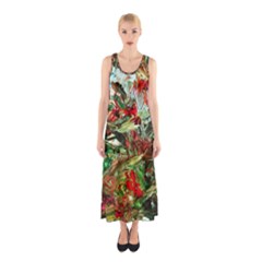 Eden Garden 8 Sleeveless Maxi Dress by bestdesignintheworld