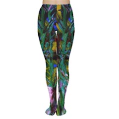 Night At The Foot Of Fudziama 1 Women s Tights by bestdesignintheworld