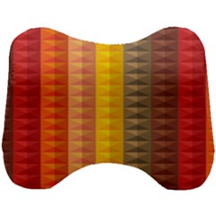 Abstract Pattern Background Head Support Cushion by Nexatart