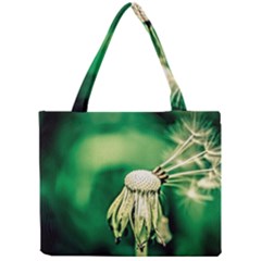 Dandelion Flower Green Chief Mini Tote Bag by FunnyCow
