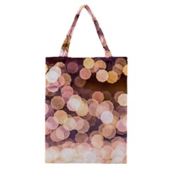 Warm Color Brown Light Pattern Classic Tote Bag by FunnyCow