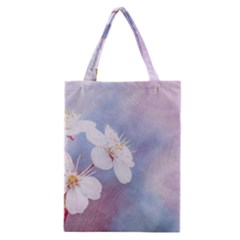 Pink Mist Of Sakura Classic Tote Bag by FunnyCow