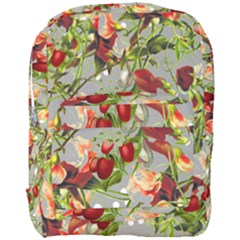 Fruit Blossom Gray Full Print Backpack by snowwhitegirl