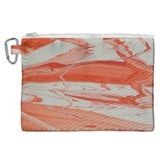 Orange Swirl Canvas Cosmetic Bag (xl) by WILLBIRDWELL
