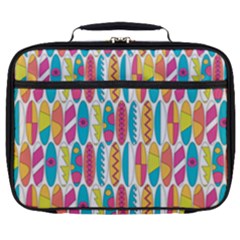 Rainbow Colored Waikiki Surfboards  Full Print Lunch Bag by PodArtist