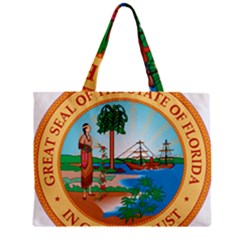 Great Seal Of Florida, 1900-1985 Zipper Mini Tote Bag by abbeyz71