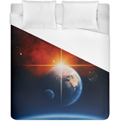 Earth Globe Planet Space Universe Duvet Cover (california King Size) by Celenk