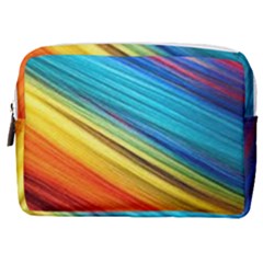 Rainbow Make Up Pouch (medium) by NSGLOBALDESIGNS2
