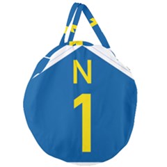 South Africa National Route N1 Marker Giant Round Zipper Tote by abbeyz71