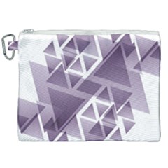 Geometry Triangle Abstract Canvas Cosmetic Bag (xxl) by Alisyart