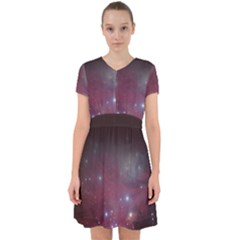 Christmas Tree Cluster Red Stars Nebula Constellation Astronomy Adorable In Chiffon Dress by genx