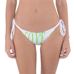 I Lovetennis Reversible Bikini Bottom by Greencreations