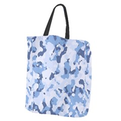 Standard Light Blue Camouflage Army Military Giant Grocery Tote by snek