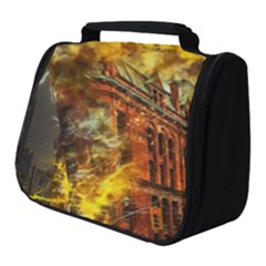 Flat Iron Building Architecture Full Print Travel Pouch (small) by Pakrebo