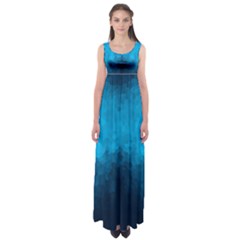 Deep Ocean Empire Waist Maxi Dress by LoolyElzayat