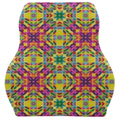 Triangle Mosaic Pattern Repeating Car Seat Velour Cushion  by Mariart