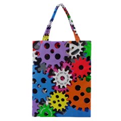 The Gears Are Turning Classic Tote Bag by WensdaiAmbrose