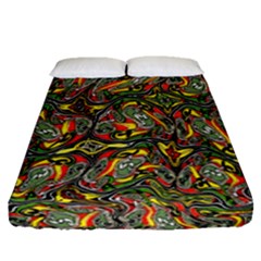 Ml-7-6 Fitted Sheet (queen Size) by ArtworkByPatrick
