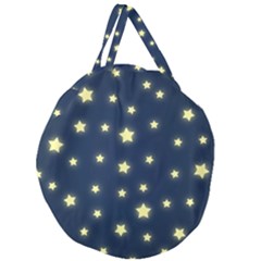Twinkle Giant Round Zipper Tote by WensdaiAmbrose