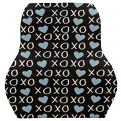 Xo Valentines Day Pattern Car Seat Back Cushion  by Valentinaart