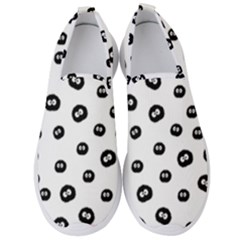 Totoro - Soot Sprites Pattern Men s Slip On Sneakers by Valentinaart