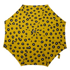 Totoro - Soot Sprites Pattern Hook Handle Umbrellas (medium) by Valentinaart
