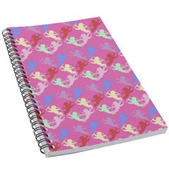 Colorful Cherubs Pink 5 5  X 8 5  Notebook by snowwhitegirl