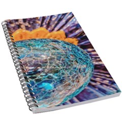 Multi Colored Glass Sphere Glass 5 5  X 8 5  Notebook by Sudhe