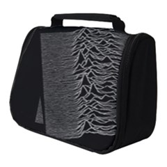 Grayscale Joy Division Graph Unknown Pleasures Full Print Travel Pouch (small) by Sudhe