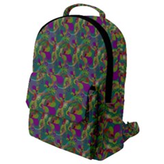 Pattern Abstract Paisley Swirls Flap Pocket Backpack (small) by Pakrebo