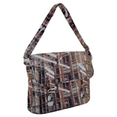 Chicago L Morning Commute Buckle Messenger Bag by Riverwoman