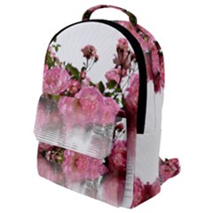 Roses Flowers Nature Flower Flap Pocket Backpack (small) by Pakrebo