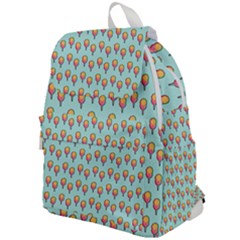 Cotton Candy Pattern Aqua 3d Top Flap Backpack by snowwhitegirl
