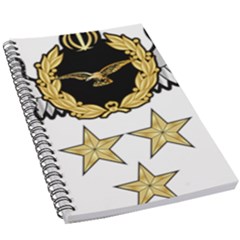Iranian Army Aviation Pilot First Class Wing 5 5  X 8 5  Notebook by abbeyz71