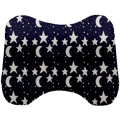 Starry Night Cartoon Print Pattern Head Support Cushion by dflcprintsclothing