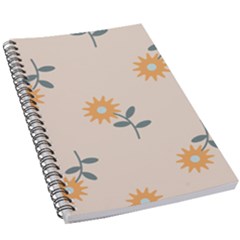 Flowers Continuous Pattern Nature 5 5  X 8 5  Notebook by HermanTelo