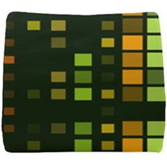 Abstract Plaid Seat Cushion by HermanTelo