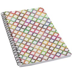 Grid Colorful Multicolored Square 5 5  X 8 5  Notebook by HermanTelo