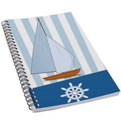 Yacht Boat Nautical Ship 5 5  X 8 5  Notebook by HermanTelo