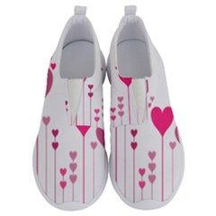 Heart Rosa Love Valentine Pink No Lace Lightweight Shoes by HermanTelo