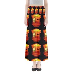 Paper Lantern Chinese Celebration Full Length Maxi Skirt by HermanTelo