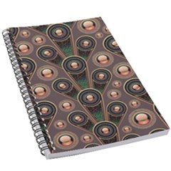 Abstract Pattern Green 5 5  X 8 5  Notebook by HermanTelo
