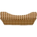 Pattern Gingerbread Brown Tree Car Seat Velour Cushion  View3