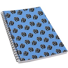 Girl Face Blue 5 5  X 8 5  Notebook by snowwhitegirl