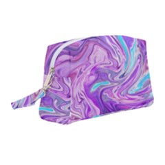 Pattern Texture Art Rainbow Wristlet Pouch Bag (medium) by HermanTelo