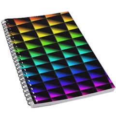 Rainbow Colour Bright Background 5 5  X 8 5  Notebook by Pakrebo